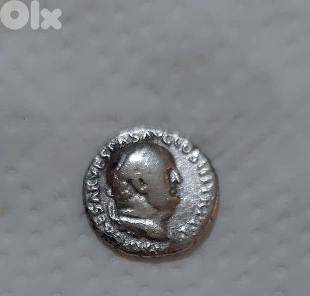 Ancient Roman Titus Ceaser Silver Coin Denarius year 70 AD 0