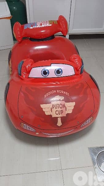 5 items:2 Intex baby floats +baby neck ring +float ring +boat mcqueen 0