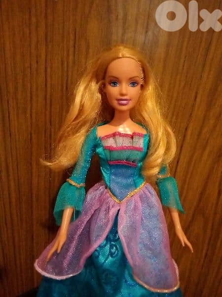 Barbie ISLAND PRINCESS Mattel 2006 as new dressed doll bending legs=28 1