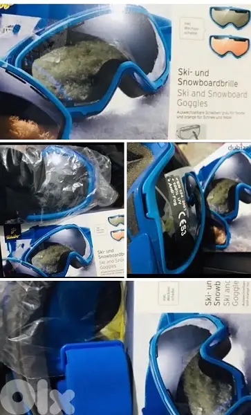 Brand new Tchibo ski . . and snowboarding goggles