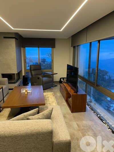 High End Finishing Fully Furnished Apartment for sale in Bikfaya