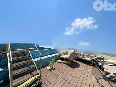 FURNISHED PENTHOUSE IN DOWNTOWN + POOL , TERRACE , SEA VIEW (1000SQ)