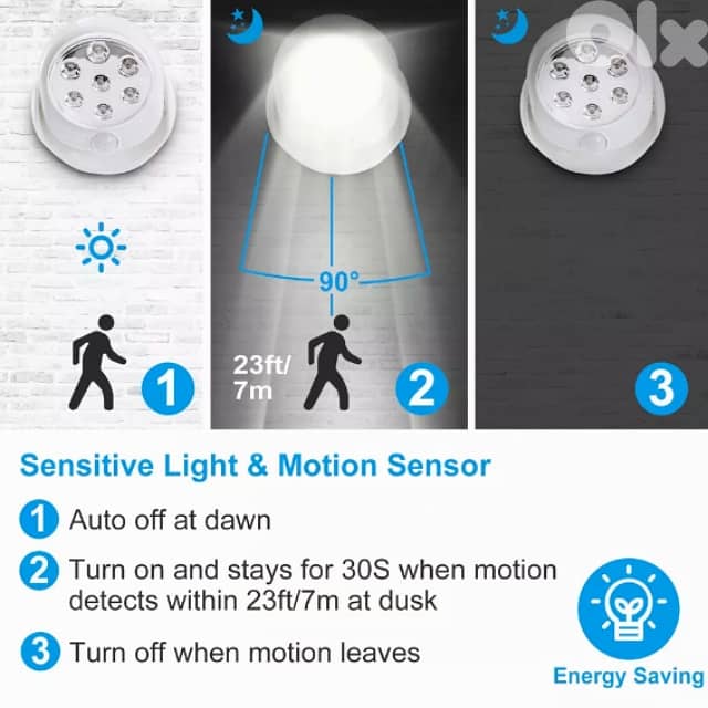 Light Angel Sensor Lamp - Stick Up Motion Light for Home, Garden 5