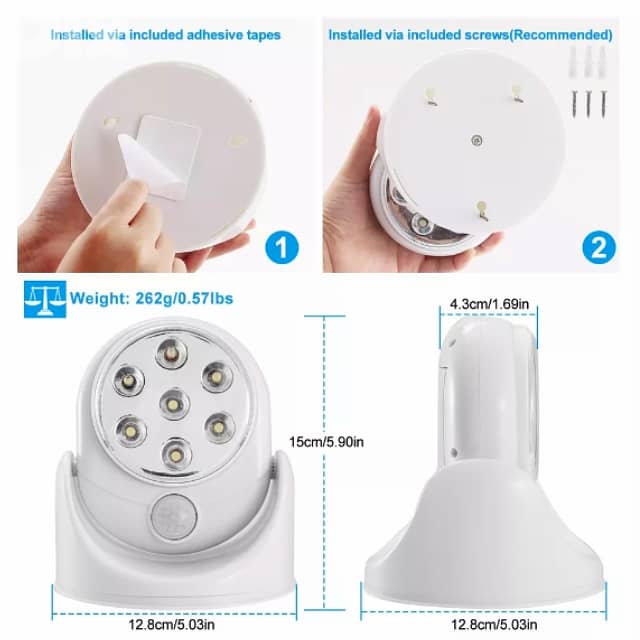 Light Angel Sensor Lamp - Stick Up Motion Light for Home, Garden 11