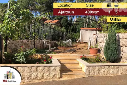 Ajaltoun 400m2 Villa | 500m2 Garden | Excellent Condition | MY