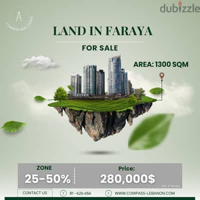 Land For Sale in Faraya