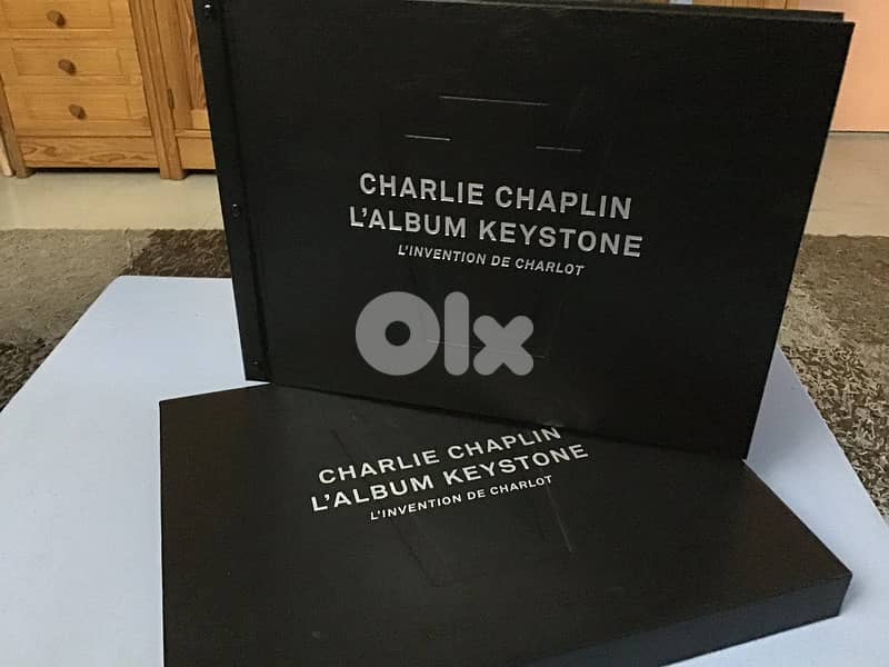 Coffret livre Charlie Chaplin l'album Keystone "invention de Charlot" 0