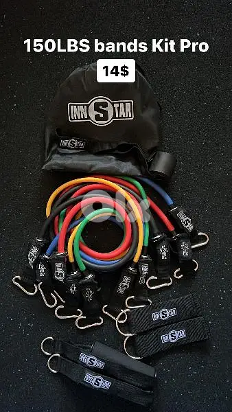 Resistance Bands Kit 150lbs Resistance Bands Kit 150lbs