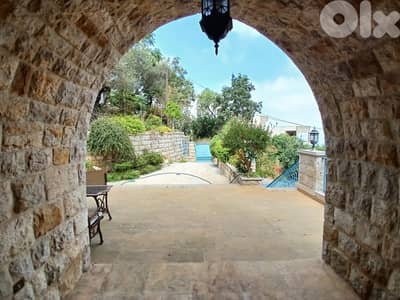 L15866-Traditional Lebanese House With View For Sale In Beit Chabeb