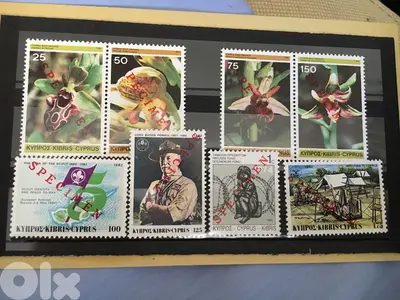 Specimen stamps