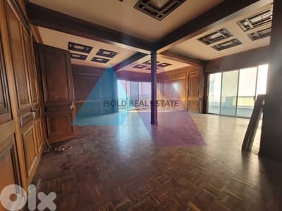 A 1120m2 3 floors office+terrace+mountain/sea view for rent in Jounieh