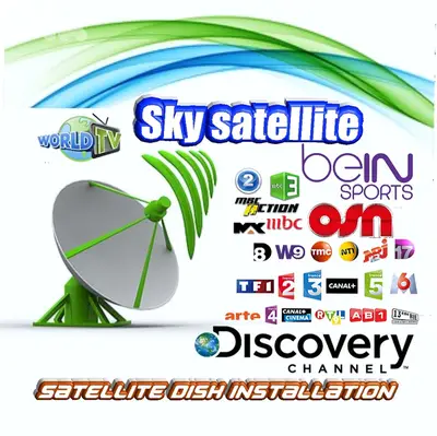 SKY-SAT EU-R03I تركيب الستلايت الدش ستالايت