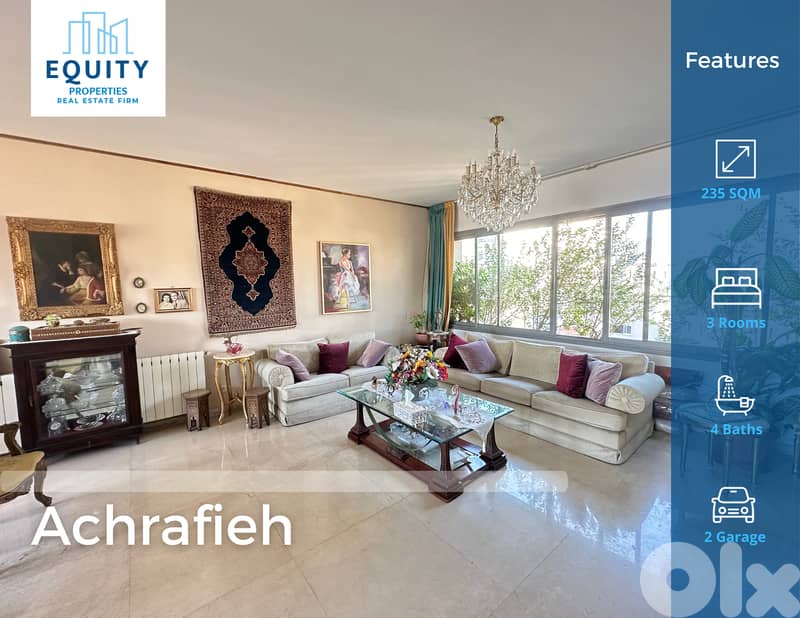 Achrafieh | New Building | Prime Location | 235 SQM | #JZ79224 0