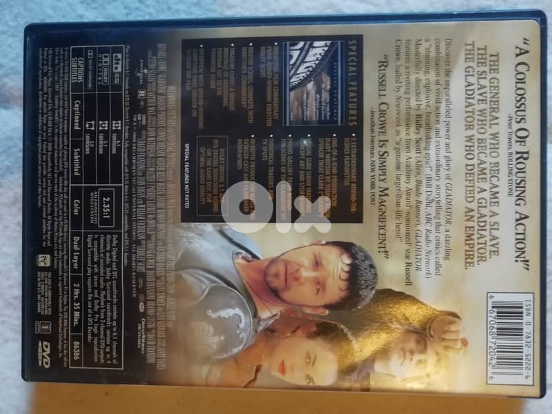 Gladiator special edition double DVD 3