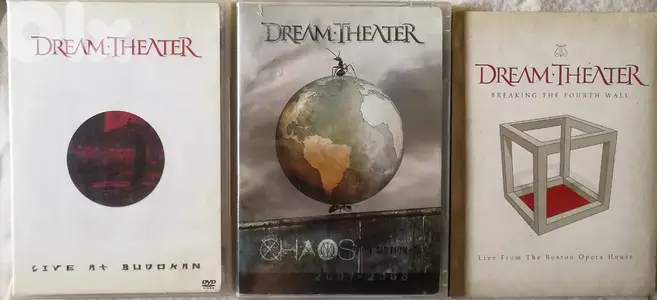 Three Dream theater DVDs for 30$ Three Dream theater DVDs for 30$