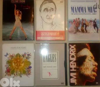 musical dvds concerts & video clips starting 7$ check list 0