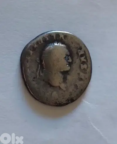 Ancient Roman Silver Denarius coin  Caesar Vespesian year 69_ 79AD2