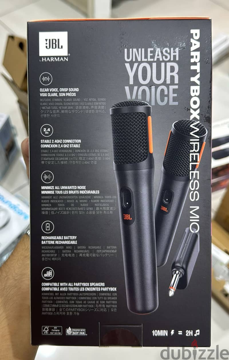 Jbl Partybox Wireless Mic 1