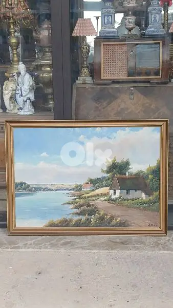 لوحة رسم زيتي اوروبية