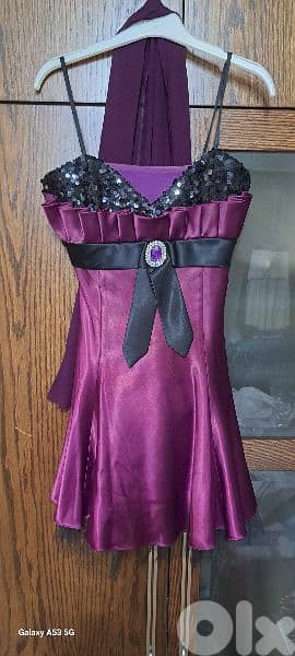For Sale: Aubergine Formal Dress - Size 38, Worn Only Once! 0