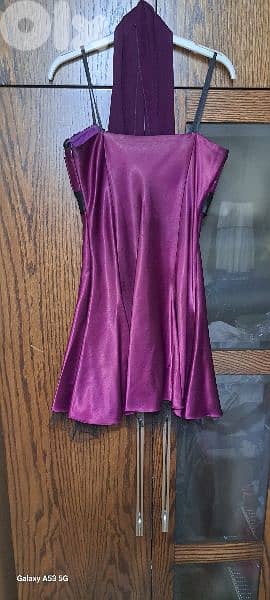 For Sale: Aubergine Formal Dress - Size 38, Worn Only Once! 1