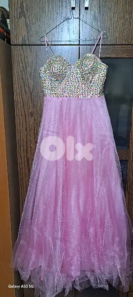 For Sale: Stunning Pink Princess Dress - Size 38, Worn Only Once!