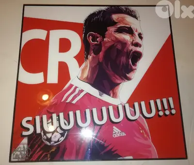 Christiano Ronaldo funko pop wall mountable photo frame 26*26cm