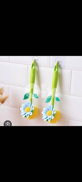 cute flowers sink brushs 3