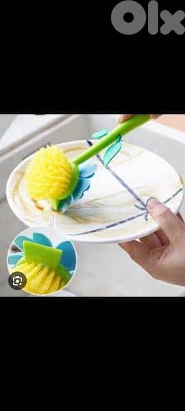 cute flowers sink brushs 4