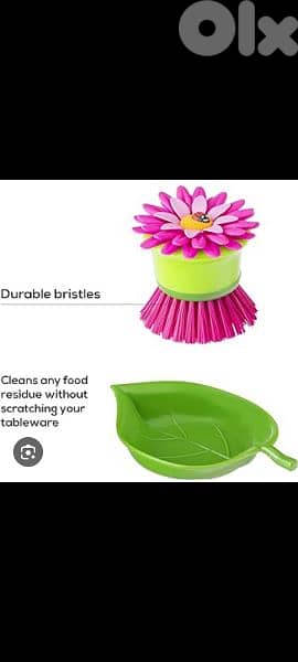 cute flowers sink brushs 5