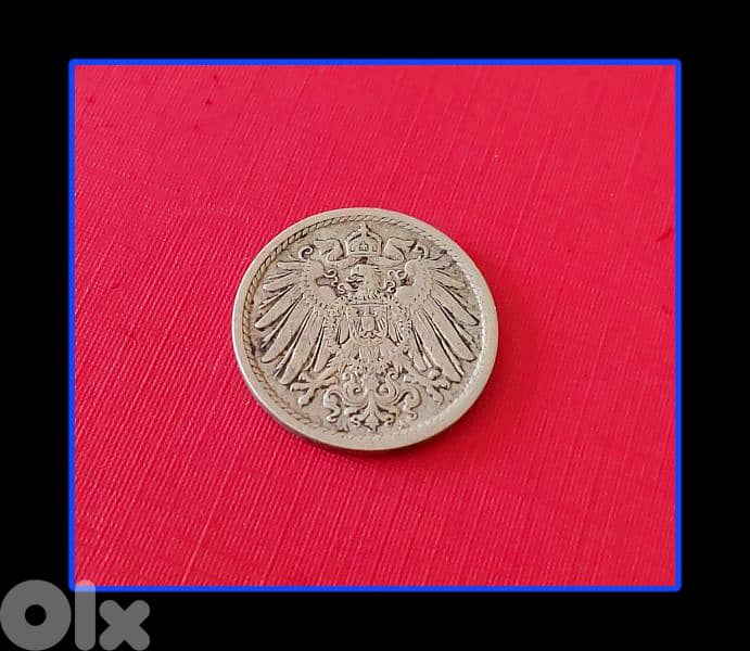 1908 Germany 5 Pfennigs Welhelm II KM# 11 0