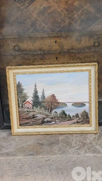 لوحة رسم زيتي اوروبية