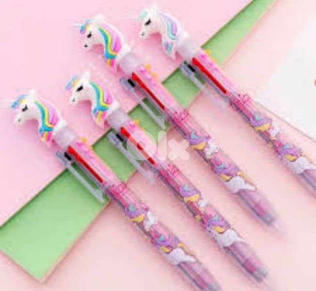 unicorn stationery and school items for girls 14