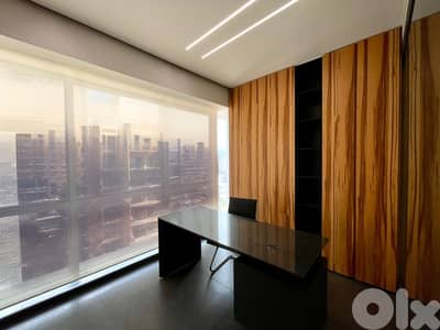 JH24-3583 Office 165m for rent in Sin l Fil, $ 2,666 cash