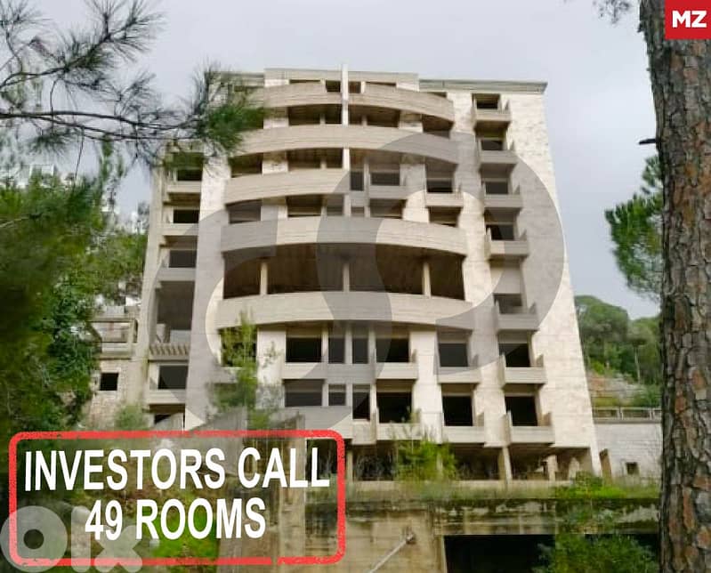 REF#MZ107739 . Hotel / UNDERMARKET in Broummana/ Metn/ 49 rooms 0