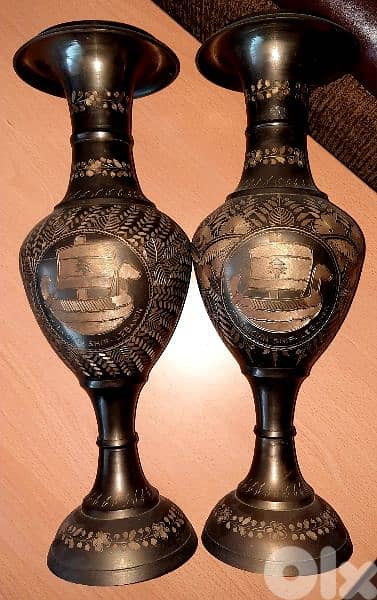Copper vases اواني نحاس 0