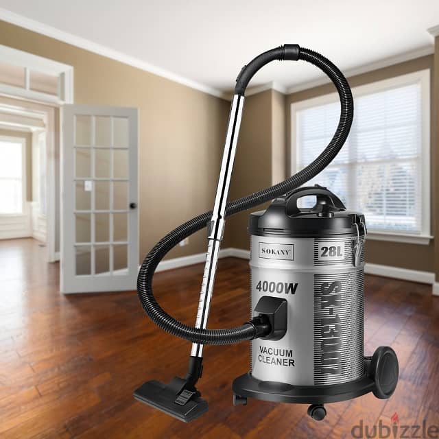 Steel-Barrel Sokany Industrial Vacuum – 20,000 Pa High-Suction Cleaner 6