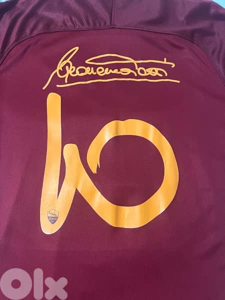 ac Roma 2018 jersey totti singature limited  edition nike jersey 1