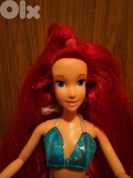 ARIEL THE LITTLE MERMAID Disney doll, articulated hands Bend legs=25$ 3