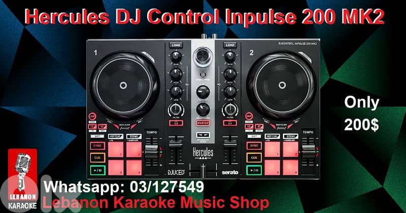 Hercules DJ controller inpulse DJ 200 MK2 0