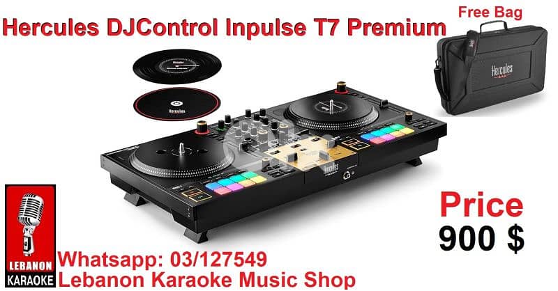 Hercules DJ controller inpulse T7 Premium 0