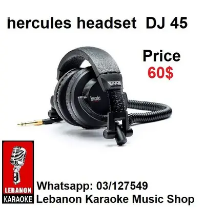 Headphones - Dj 45 - Hercules
