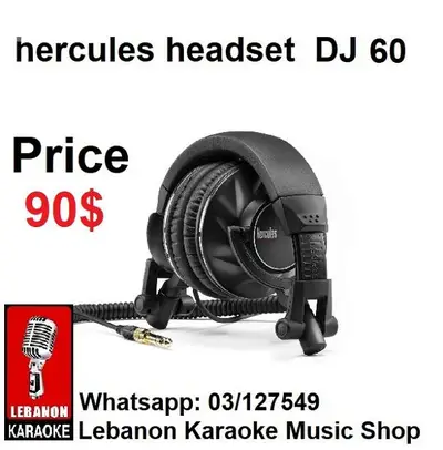 DJ headphones - Hercules DJ 60