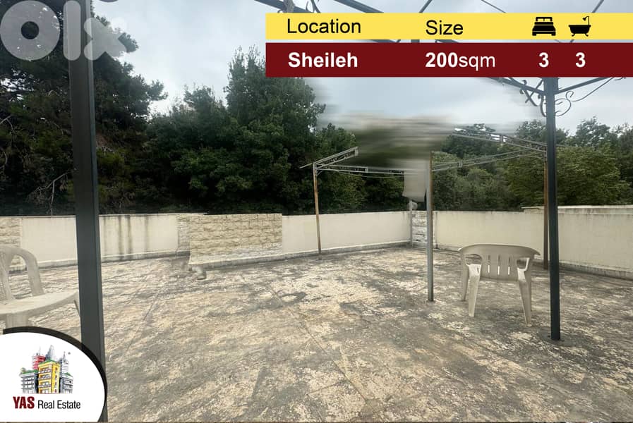 Sheileh 200m2 | 200m2 Terrace | Prime Location | Mountain view | EL | 0