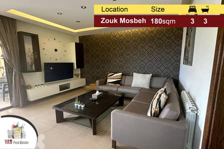 Zouk Mosbeh 180m2 | Decorated Flat | Cozy | Mountain View | EL |