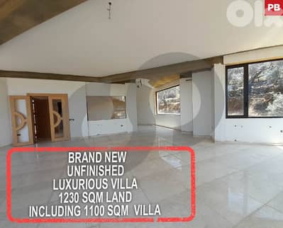 Underpriced Unfinished Luxurious Villa in Cornet l Hamra REF#PB106635