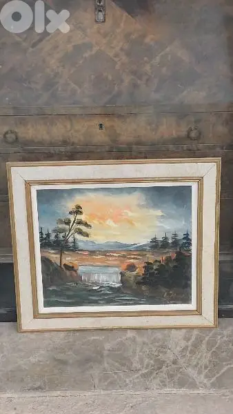 لوحة رسم زيتي اوروبية