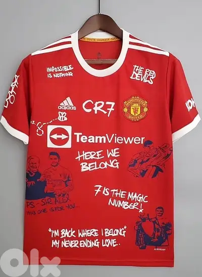 Manchester United ronaldo CR7 the goat jersey special edition