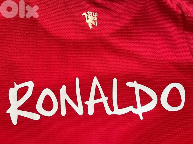 Manchester United ronaldo CR7 the goat jersey special edition 3