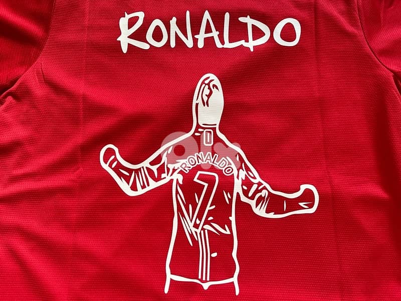 Manchester United ronaldo CR7 the goat jersey special edition 4